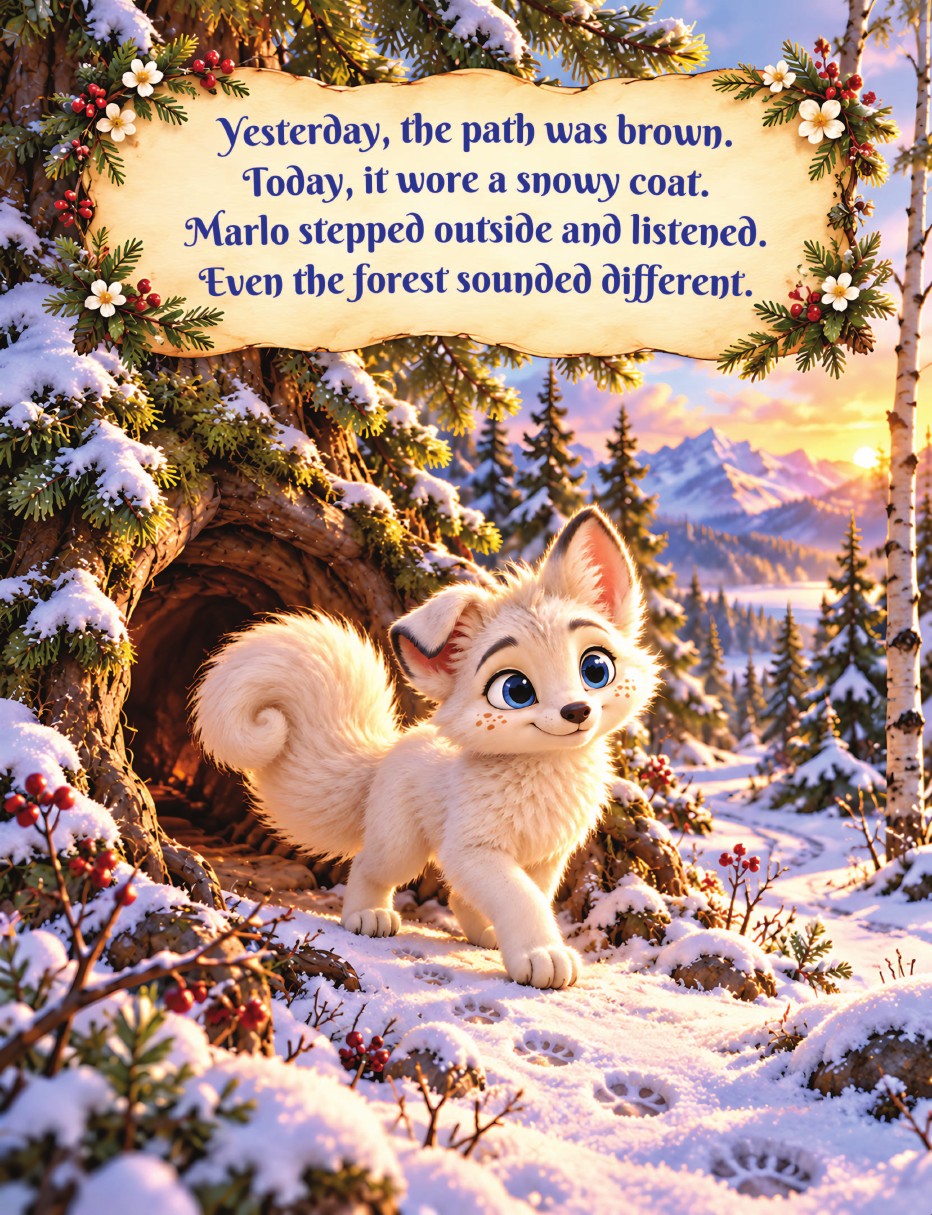 Preview page 2 from Marlo and the First Snow