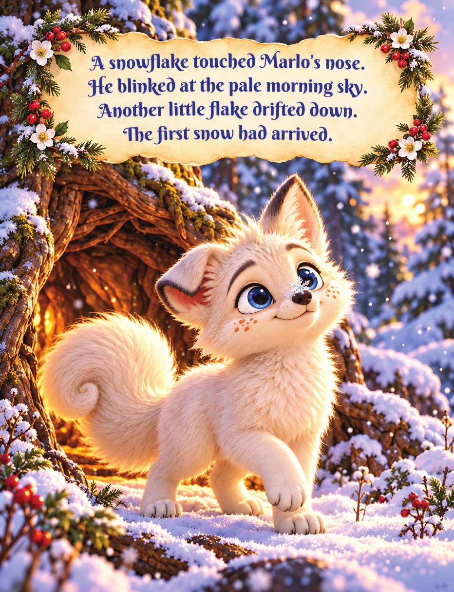 Preview page 1 from Marlo and the First Snow