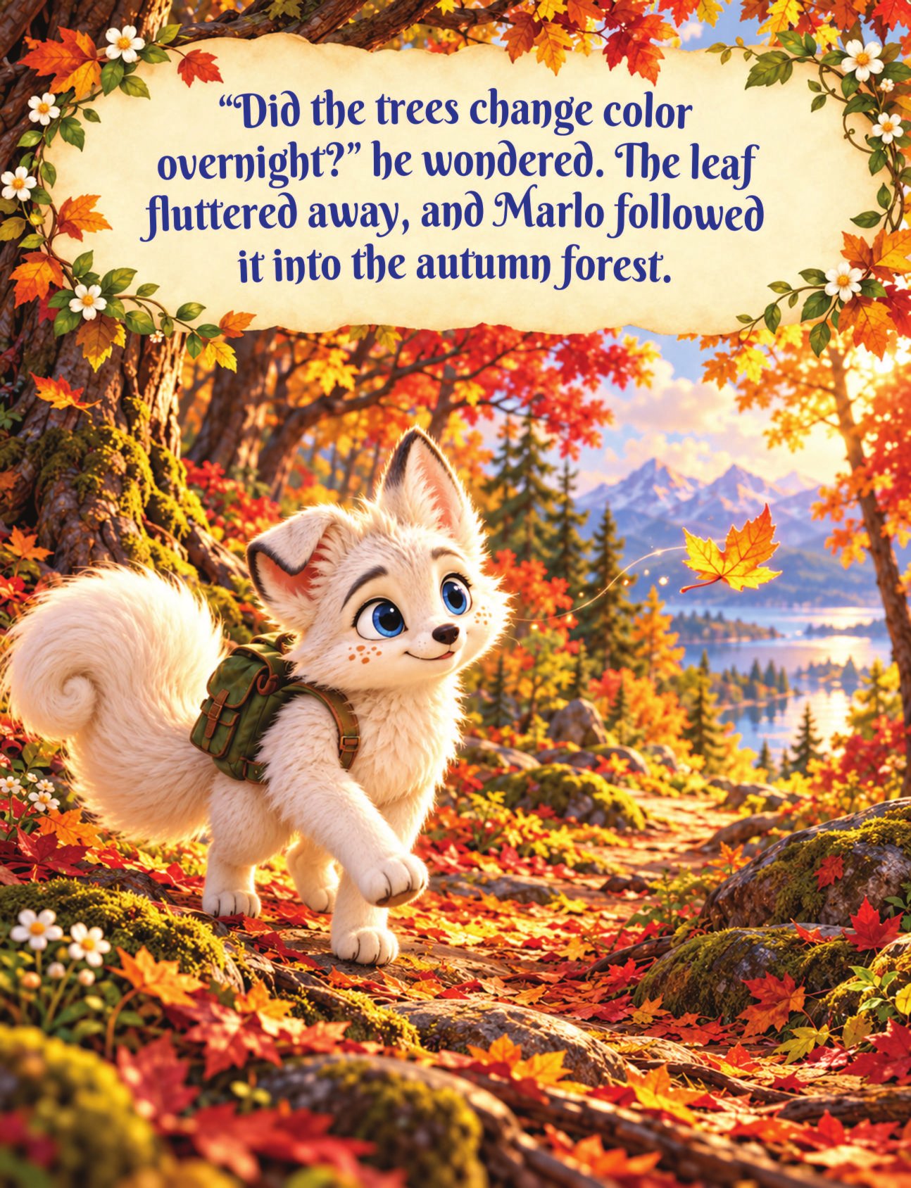 Preview page 2 from Marlo and the Autumn Forest